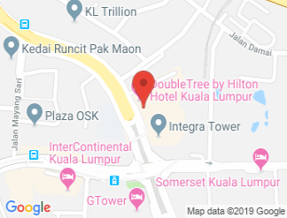 map of DoubleTree by Hilton Hotel Kuala Lumpur