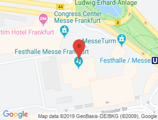 map of Festhalle Messe Frankfurt GmbH