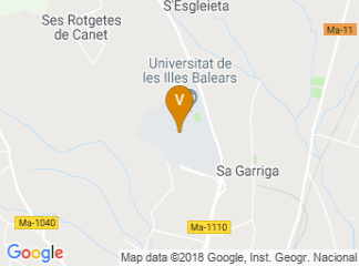 map of University of the Balearic Islands