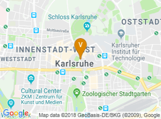 map of IHK Karlsruhe