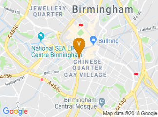 map of Holiday Inn Birmingham City Centre