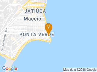 map of Hotel Maceio Ponta Verde