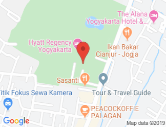 map of Hyatt Regency Yogyakarta