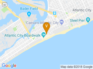map of Tropicana Atlantic City