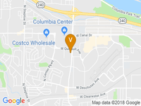 map of Red Lion Hotel Kennewick Columbia Center