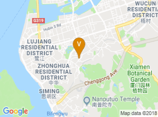 map of Xiamen City Hotel
