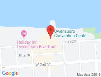 map of Owensboro Convention Center
