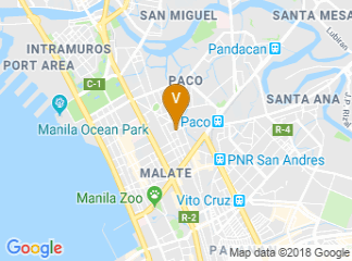 map of Palm Plaza Hotel Manila