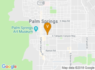 map of Hilton Palm Springs