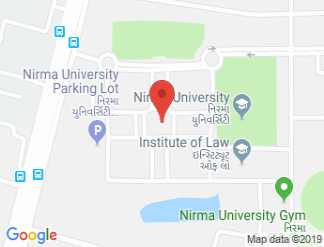 map of Nirma University