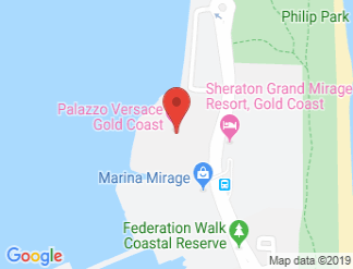 map of Palazzo Versace Gold Coast
