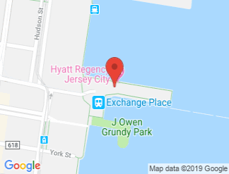 map of Hyatt Regency Jersey City on the Hudson