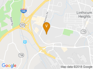map of Hilton Baltimore BWI Airport Hotel