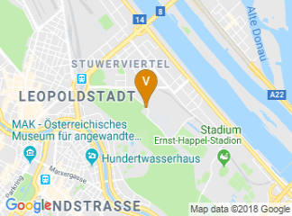map of Sigmund Freud University Vienna - CAMPUS PRATER