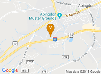 map of Southwest Virginia Higher Education Center