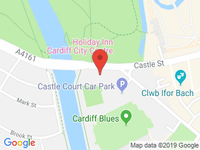 map of Holiday Inn Cardiff City Centre, an IHG Hotel