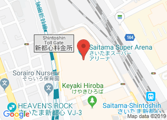 map of Saitama Super Arena