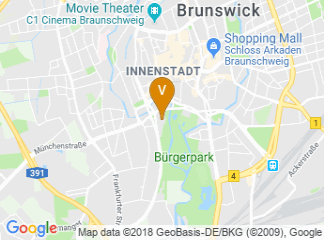 map of Volkswagen Halle Braunschweig