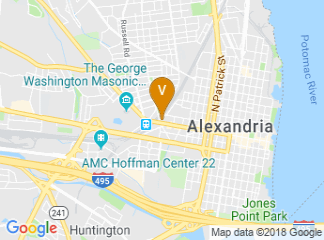 map of Hilton Alexandria Old Town