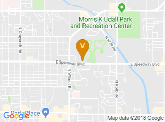 map of Radisson Suites Tucson