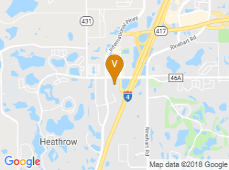 map of Orlando Marriott Lake Mary