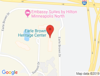 map of Earle Brown Heritage Center