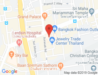 map of Holiday Inn Bangkok Silom