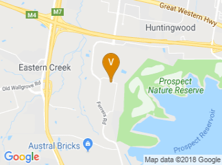 map of Sydney Dragway