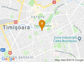 map of The West University of Timisoara