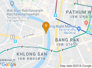 map of Millennium Hilton Bangkok