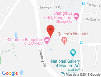 map of Le Meridien Bangalore