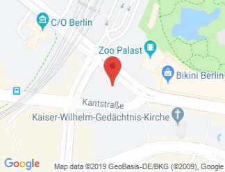 map of Waldorf Astoria Berlin
