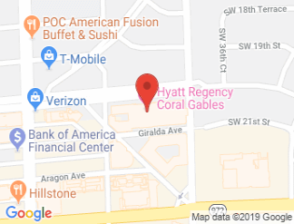 map of Hyatt Regency Coral Gables