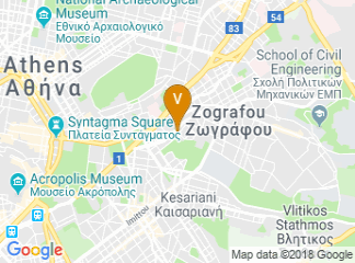 map of Crowne Plaza Athens - City Centre
