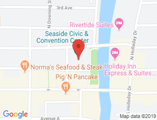 map of Seaside Civic & Convention Center