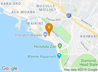 map of Hawaii Visitors and Convention Bureau
