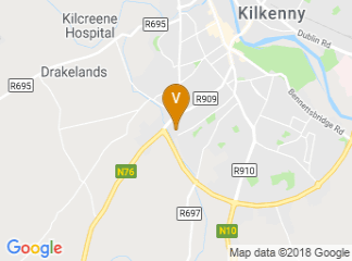 map of Hotel Kilkenny