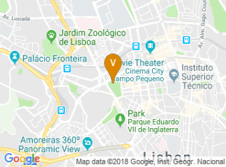 map of Calouste Gulbenkian Foundation
