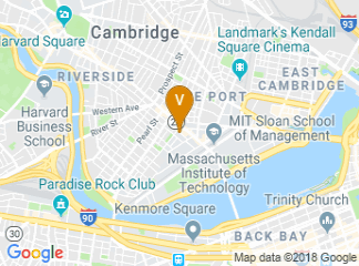 map of Le Meridien Cambridge-MIT