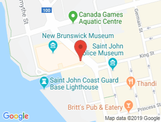 map of Saint John Trade & Convention Centre