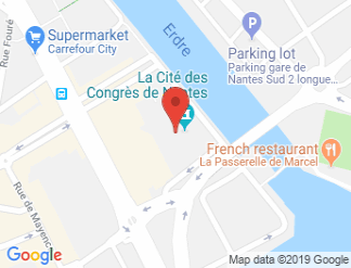 map of La Cite Nantes Congress Center
