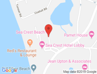 map of Sea Crest Beach Hotel