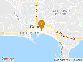 map of Hotel Majestic Barriere