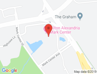 map of Hilton Alexandria Mark Center
