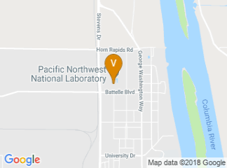 map of Pacific Northwest National Laboratory