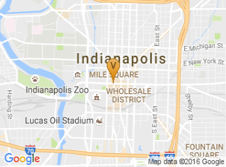 map of Indiana Chamber Conference Center