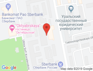 map of Ural Expo Centre