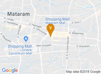 map of Lombok Raya Hotel