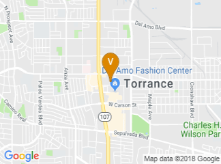 map of Torrance Marriott Redondo Beach