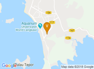 map of favehotel Cenang Beach Langkawi